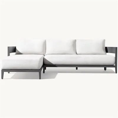 Металевий відкритий секційний диван